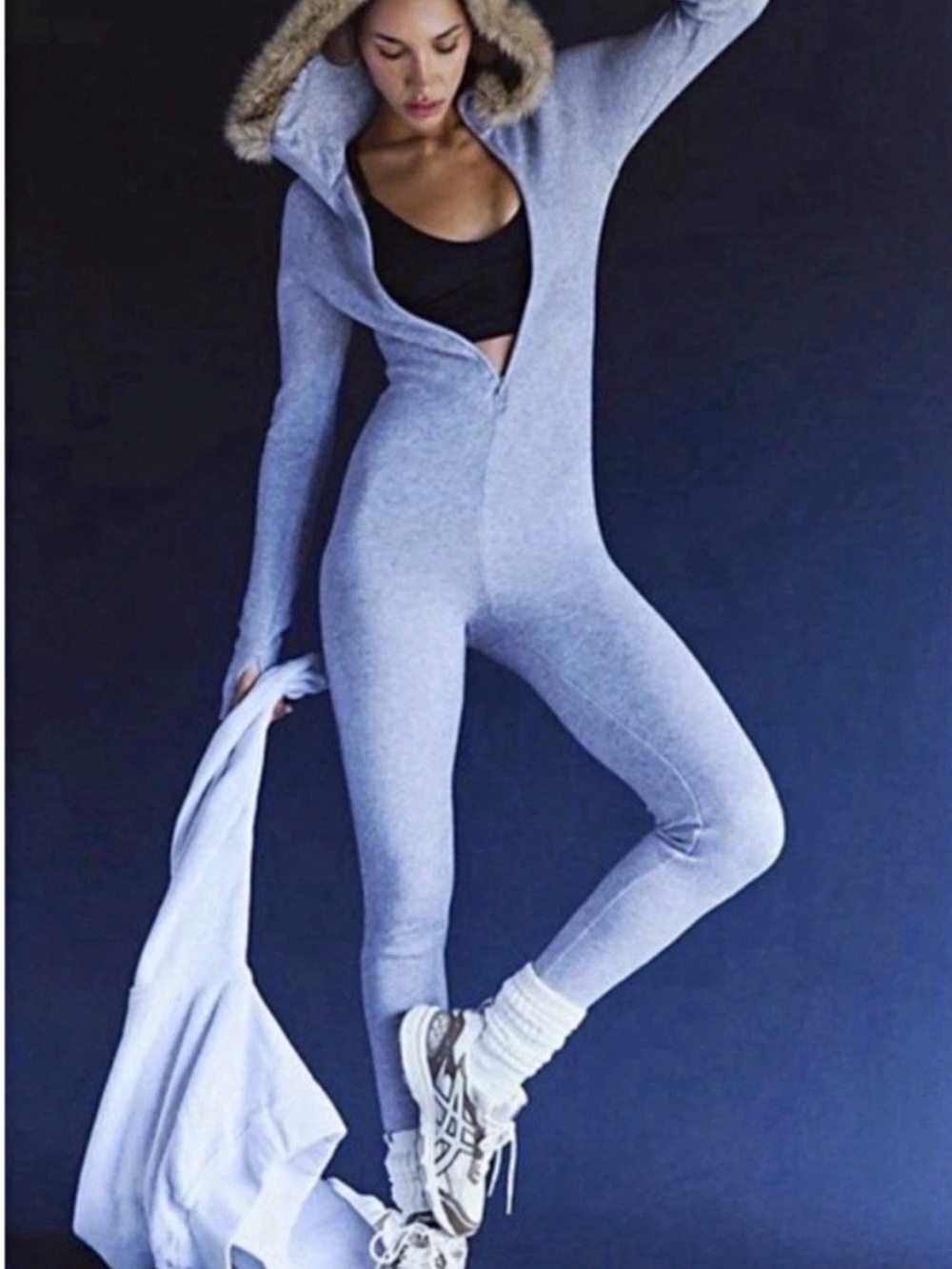 Free People-FP Movement Snowmass in heather gray-LARGE,ORIGINAL PRICE $148